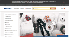 Desktop Screenshot of elektrika.lv